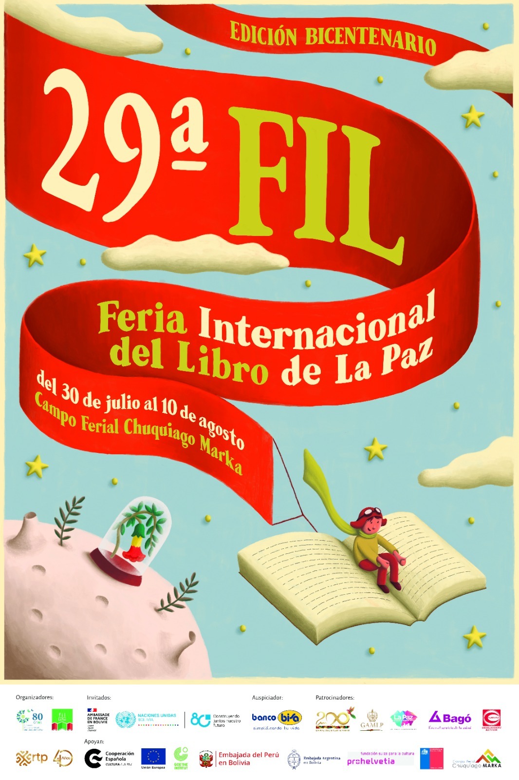 El cartel de la FIL La Paz 2025 invita a imaginar y proyectar la ...